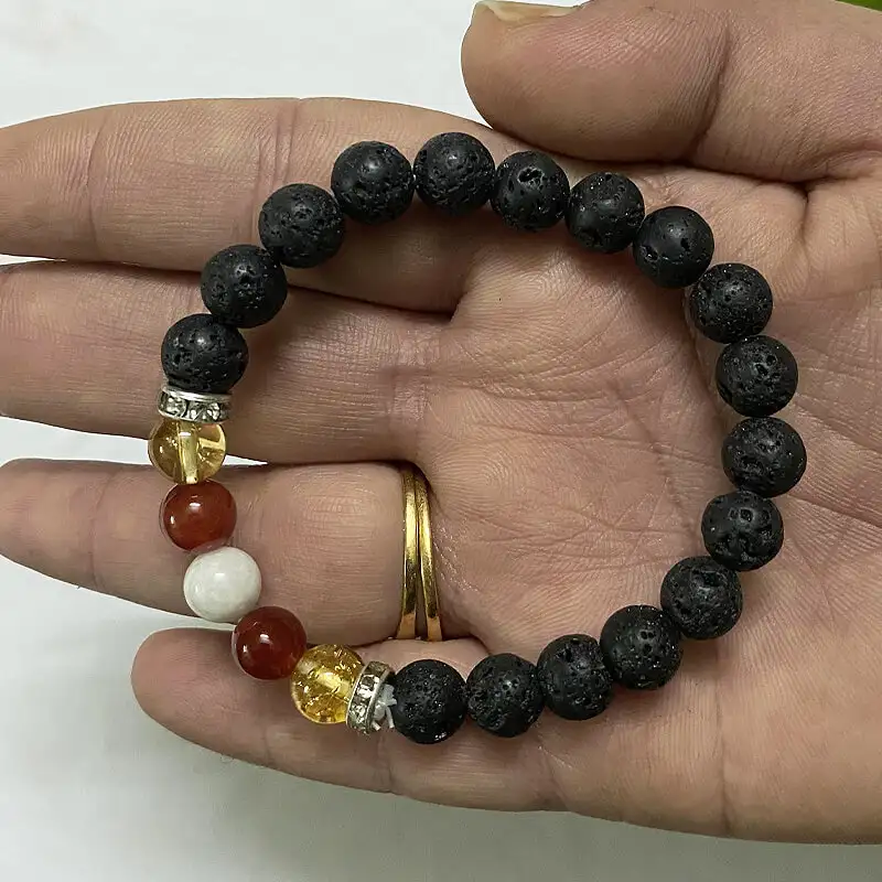 PCOD-PCOS Remedy Lava Crystal Bracelet (8mm) - image 2