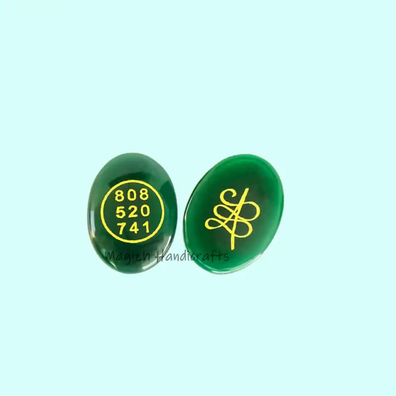 Green Jade Money Zibu coin - image 2