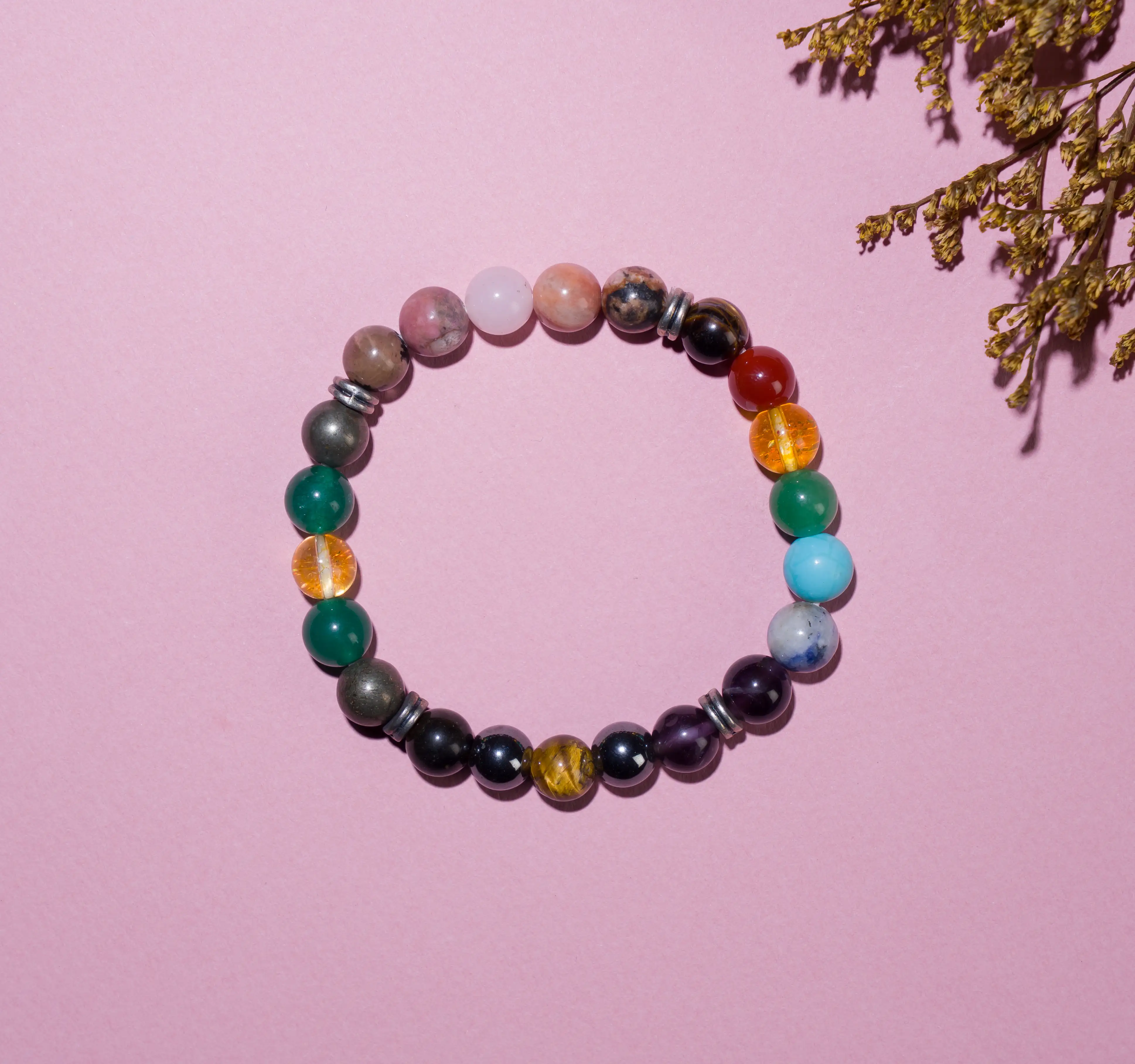 8mm all in one Priple Protection Crystal Bracelet - image 2