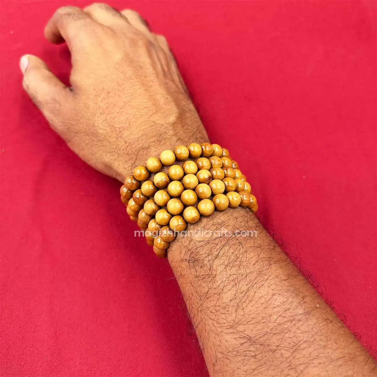 8mm Original Mysore Sandal wood mala – 108 beads - image 2