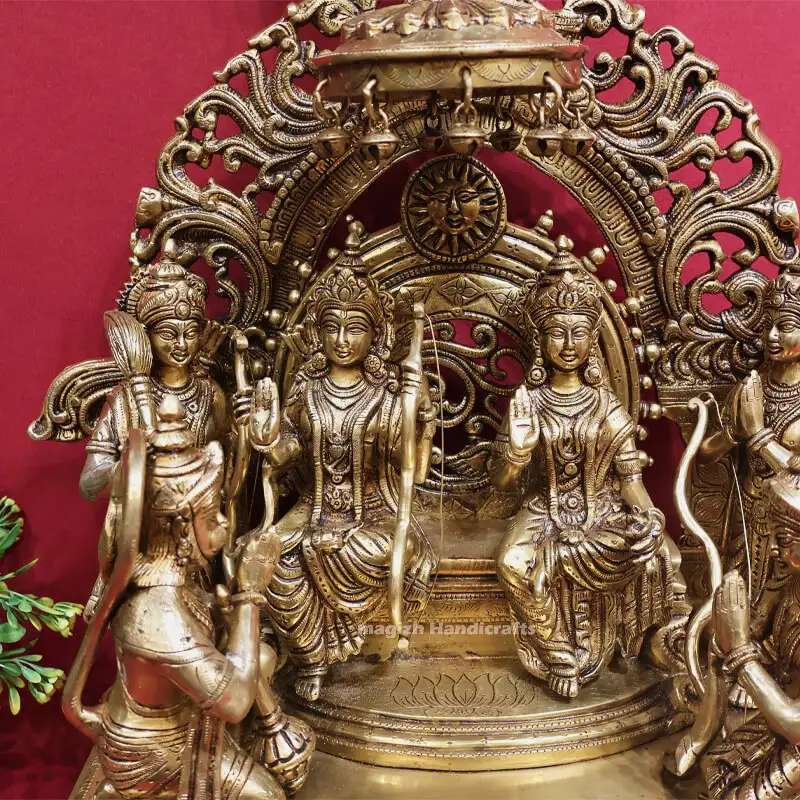 23 inches Brass Frame Ram darbar SC - image 2