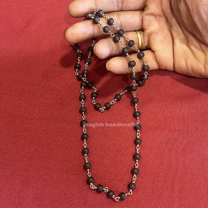 Original karungali Copper mala - 6mm - image 1
