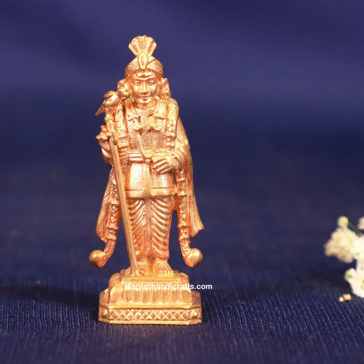 Impon Palani Raja Alangaram Murugan Idol - 2 inches - image 1