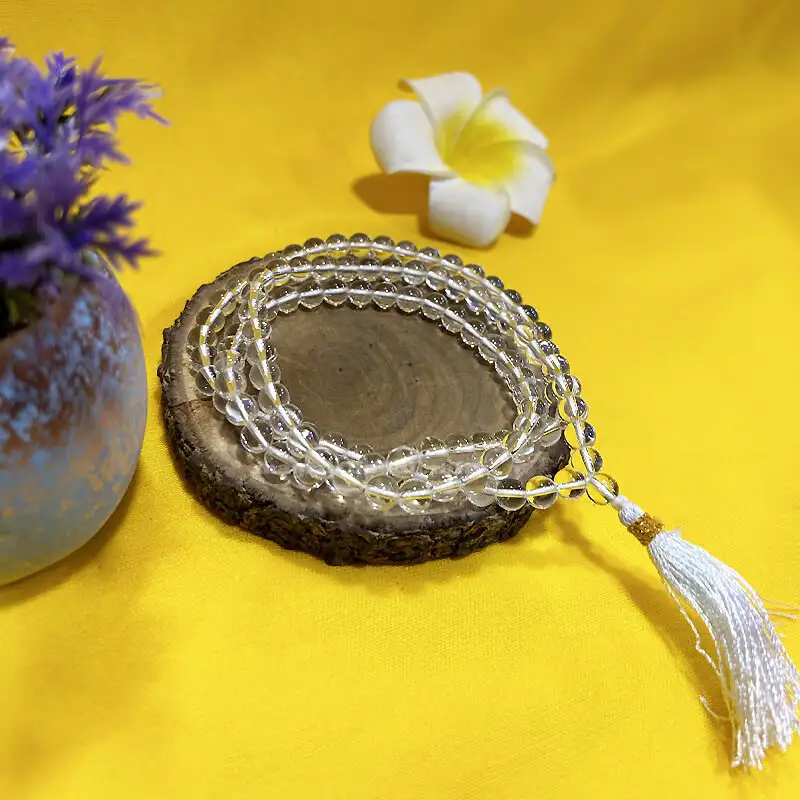 6mm Original Spadika Malai | Sphatik Mala 108 Beads - image 1