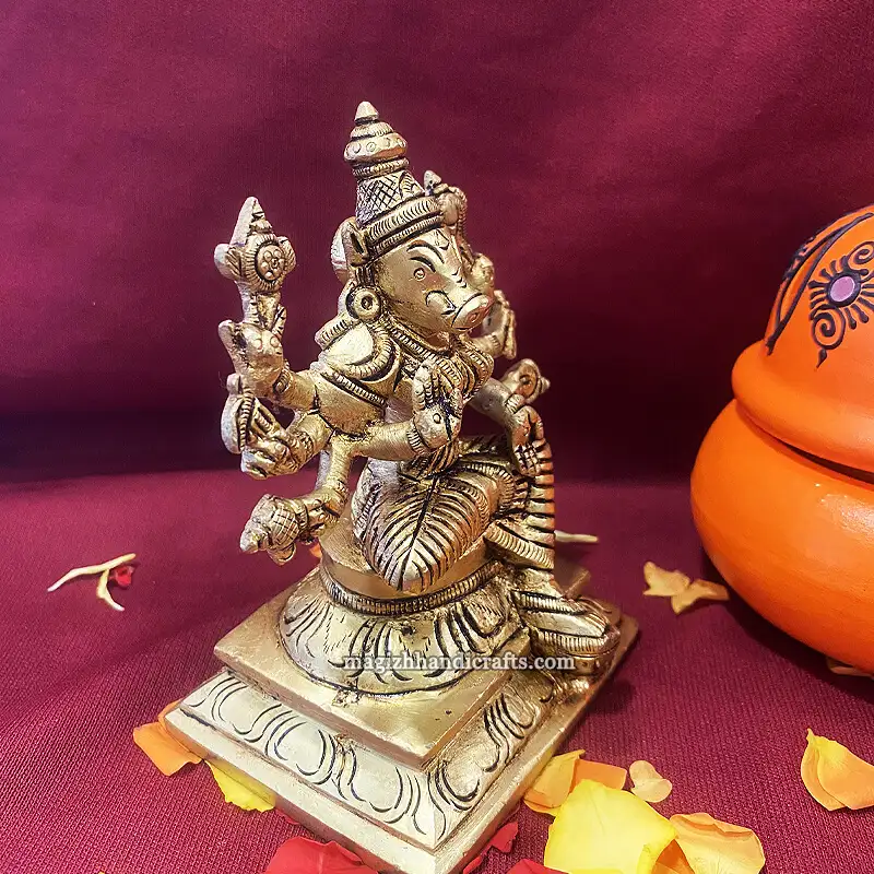 Brass Varahi Amman 4.5 inches - image 1