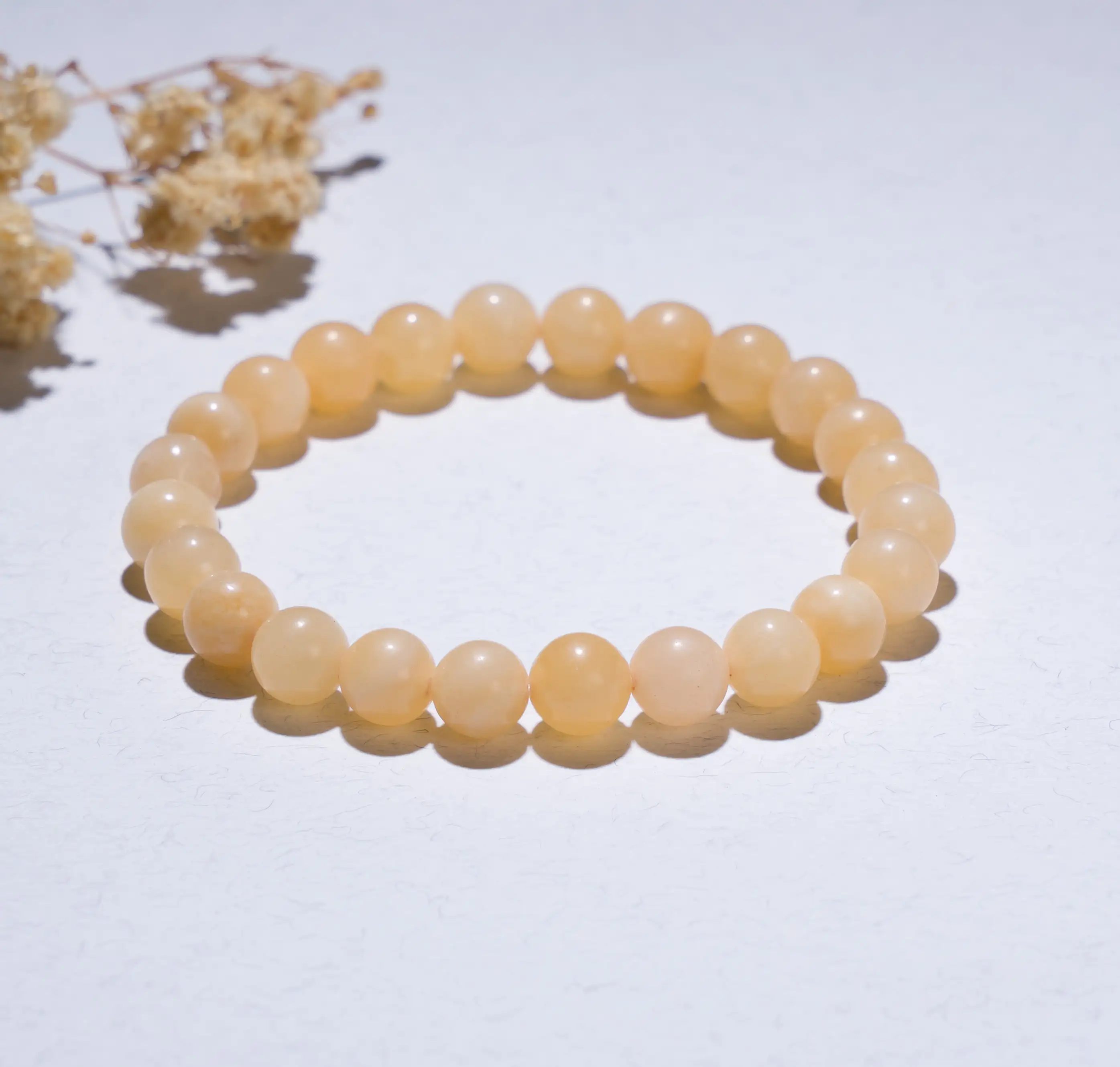 8mm Calcite crystal bracelet - image 1