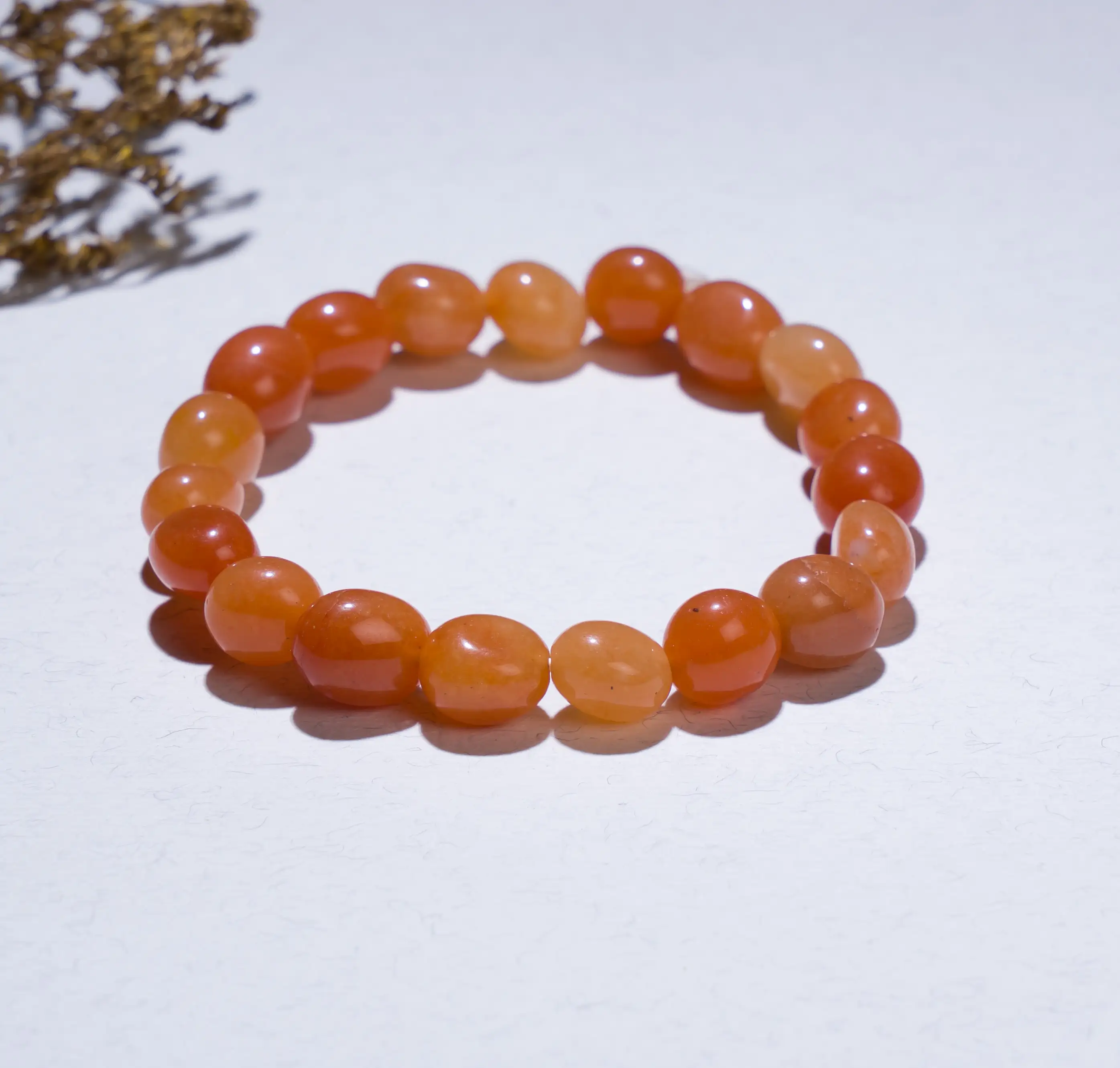 Carnelian tumble Crystal Bracelet - image 1