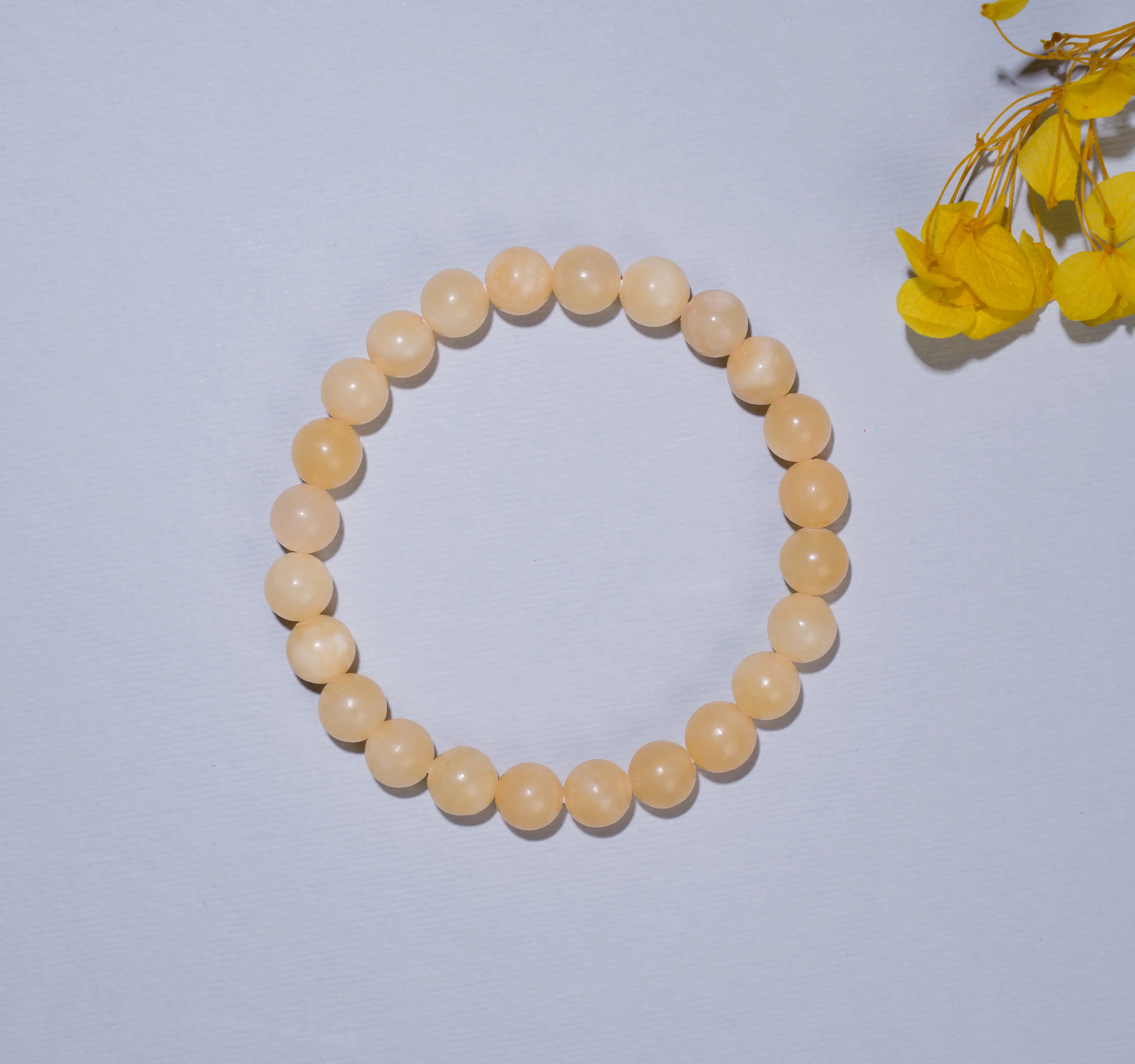 8mm Calcite crystal bracelet - image 2