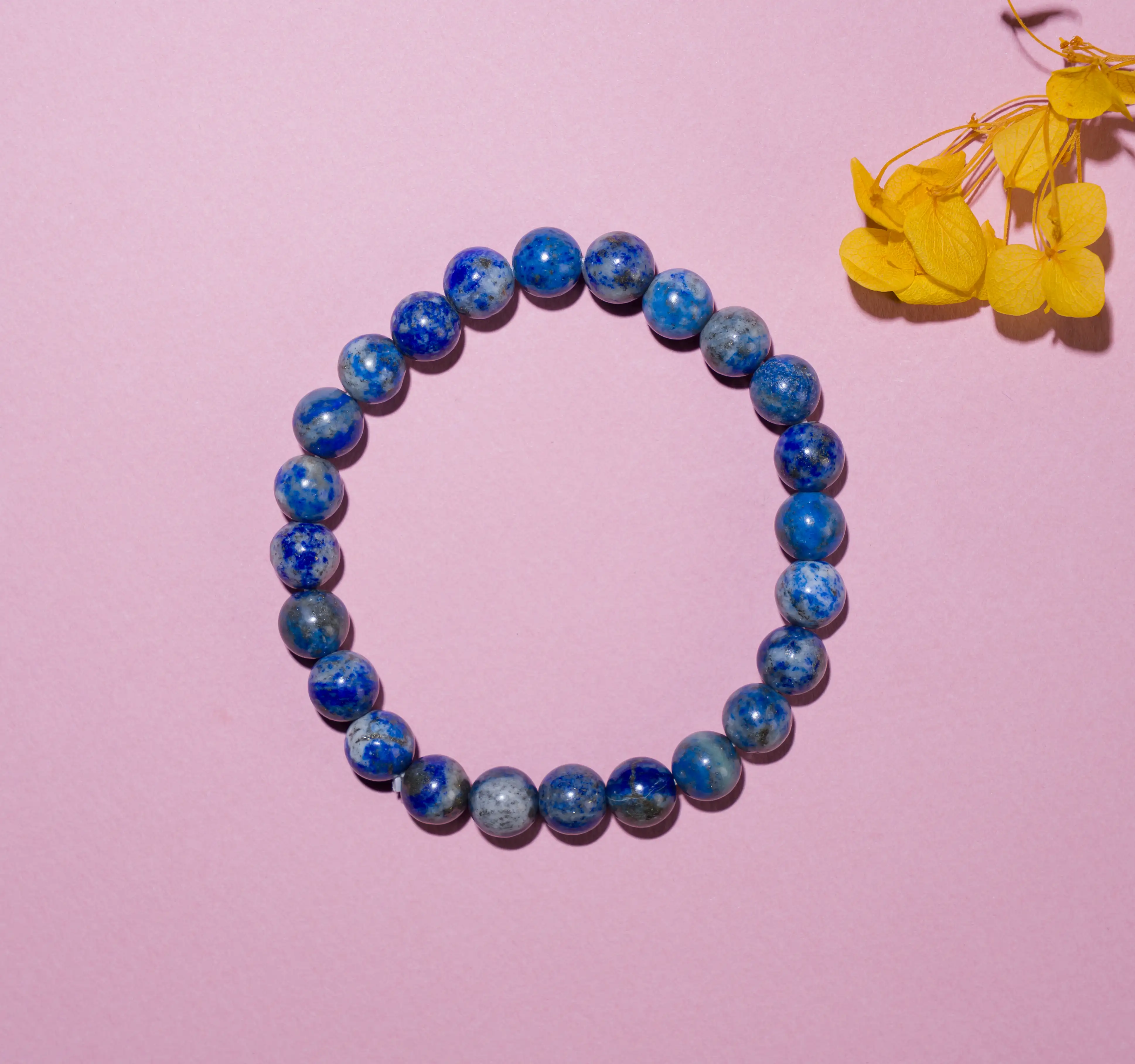 8mm Lapis lazuli Crystal stone Bracelet - image 2
