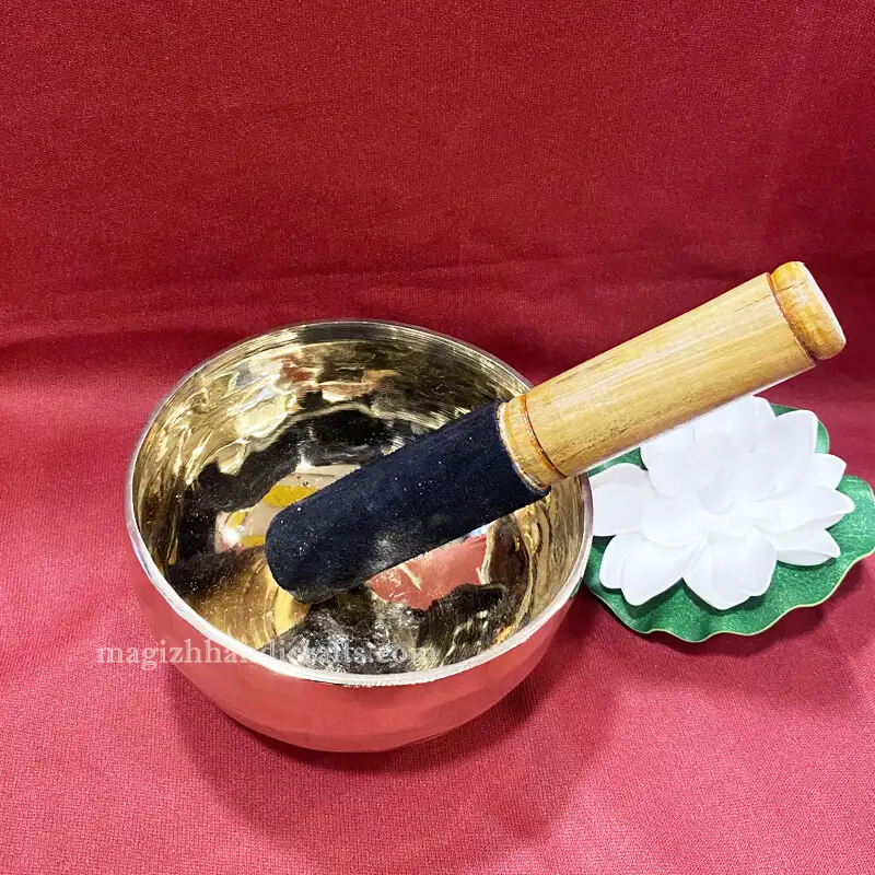 Hand made Bronze singing bowl 5 inches - image 2