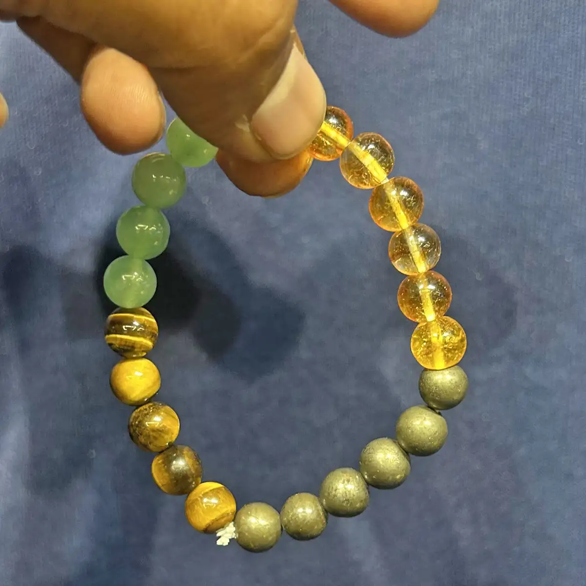 8mm Full Money Magnet Original Crystal stone Bracelet - image 2