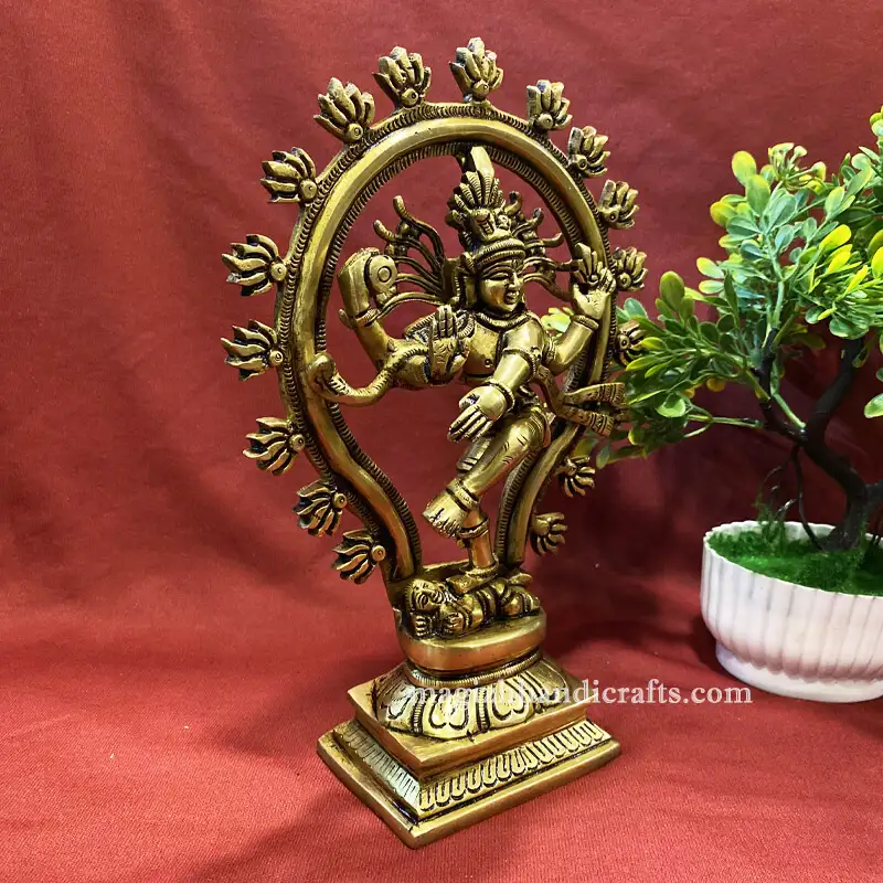 10 inches oval Natarajar idol - SC - image 2