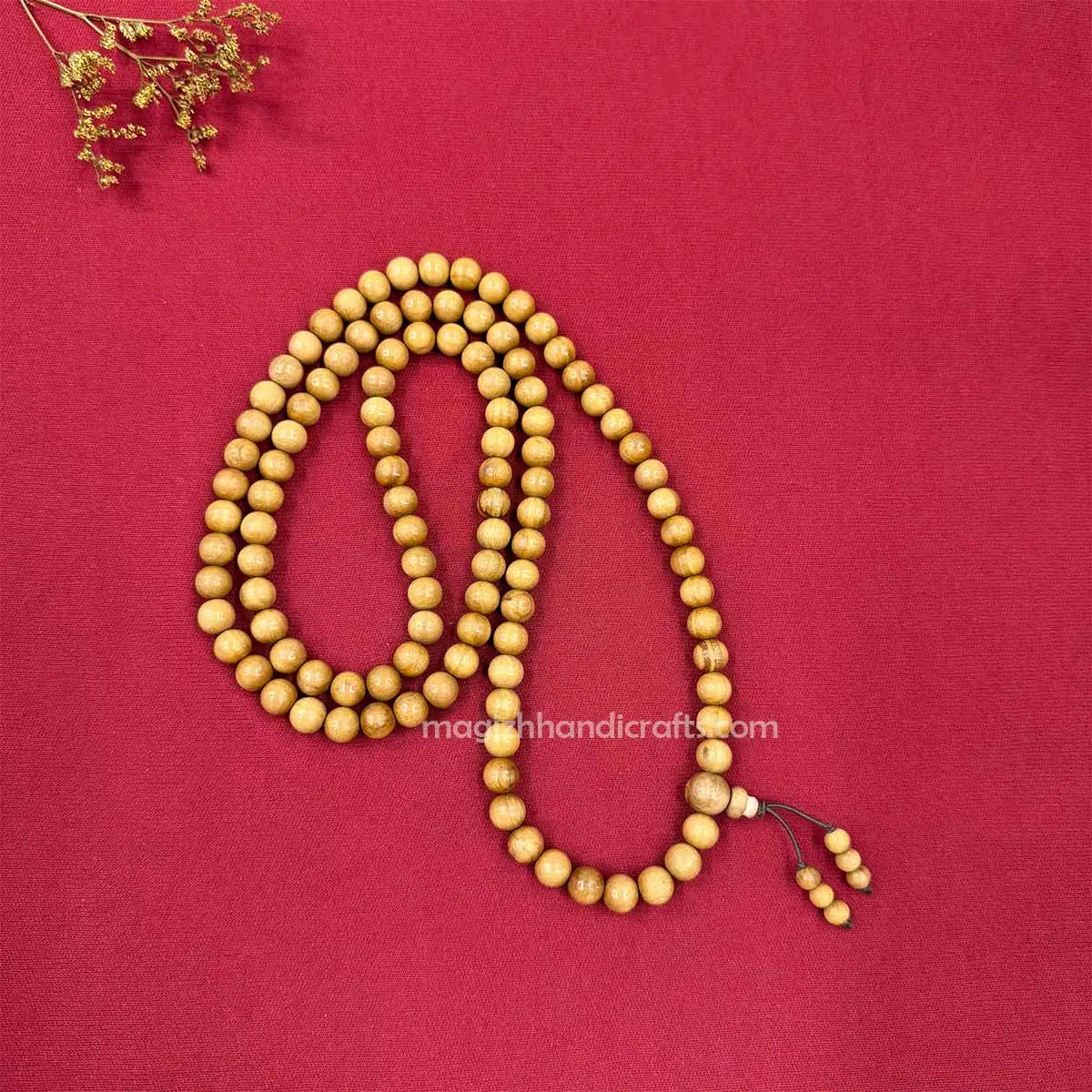 8mm Original Mysore Sandal wood mala – 108 beads - image 1