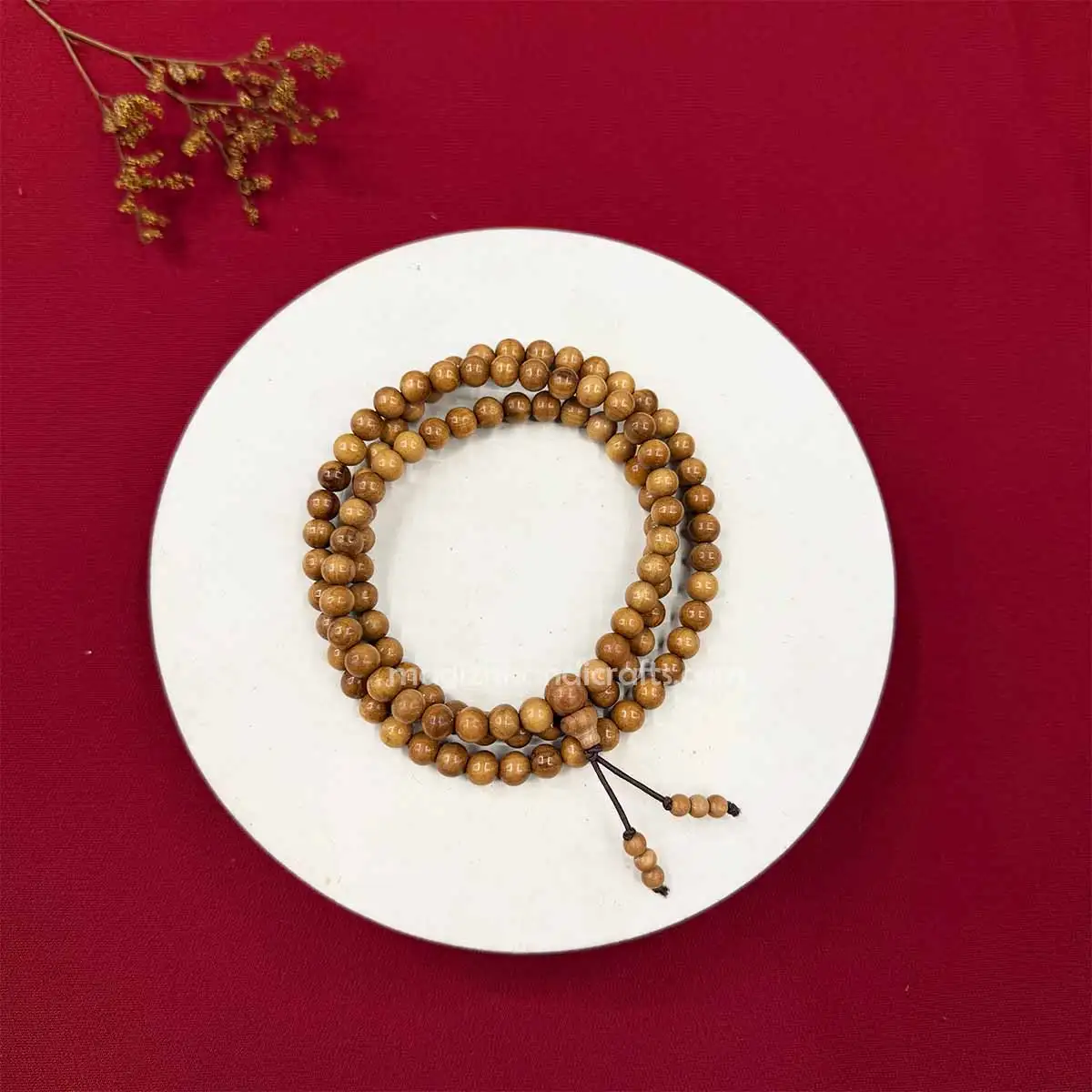 6mm Original Mysore Sandal wood mala – 108 beads - image 1