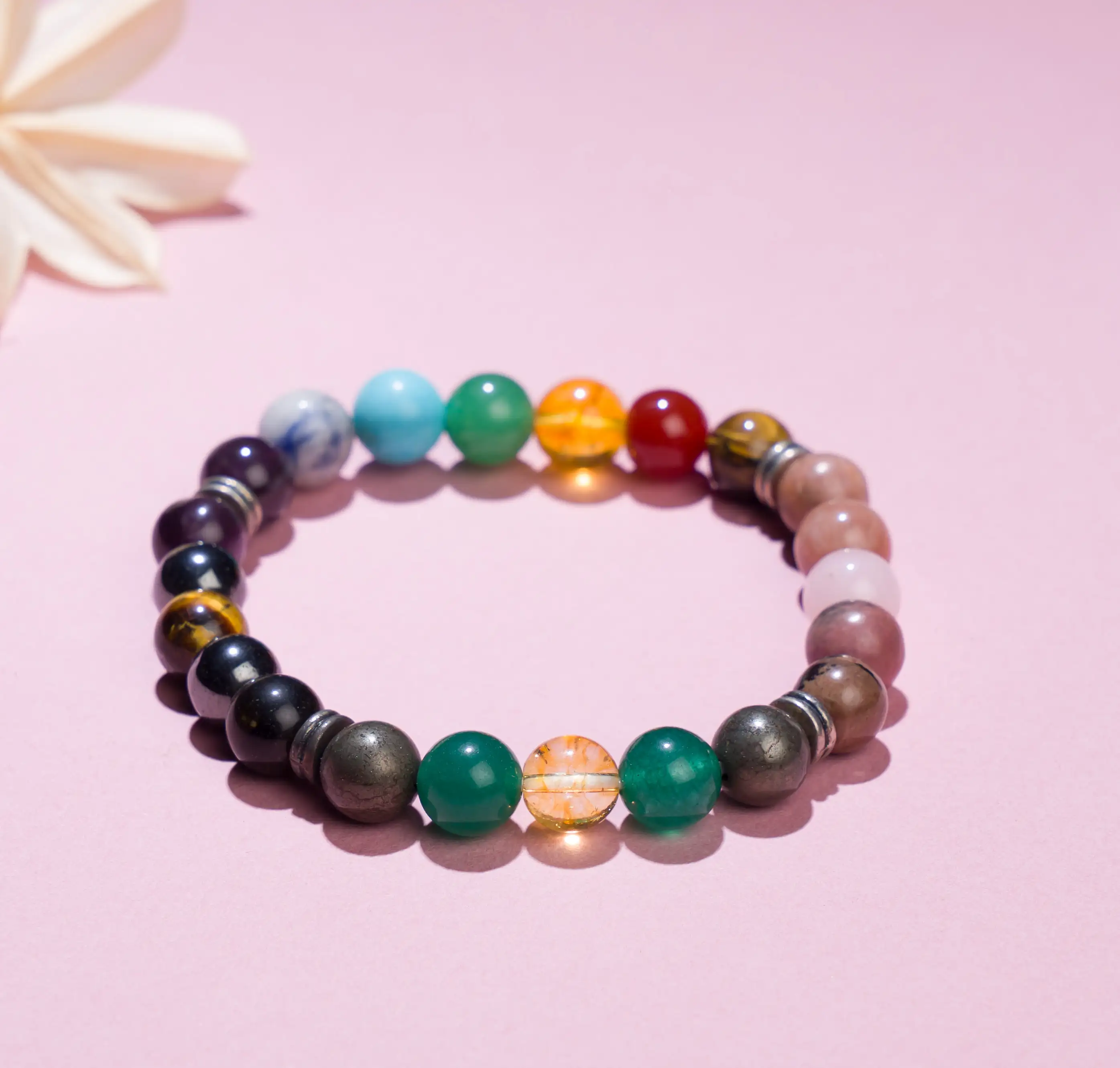 8mm all in one Priple Protection Crystal Bracelet - image 1