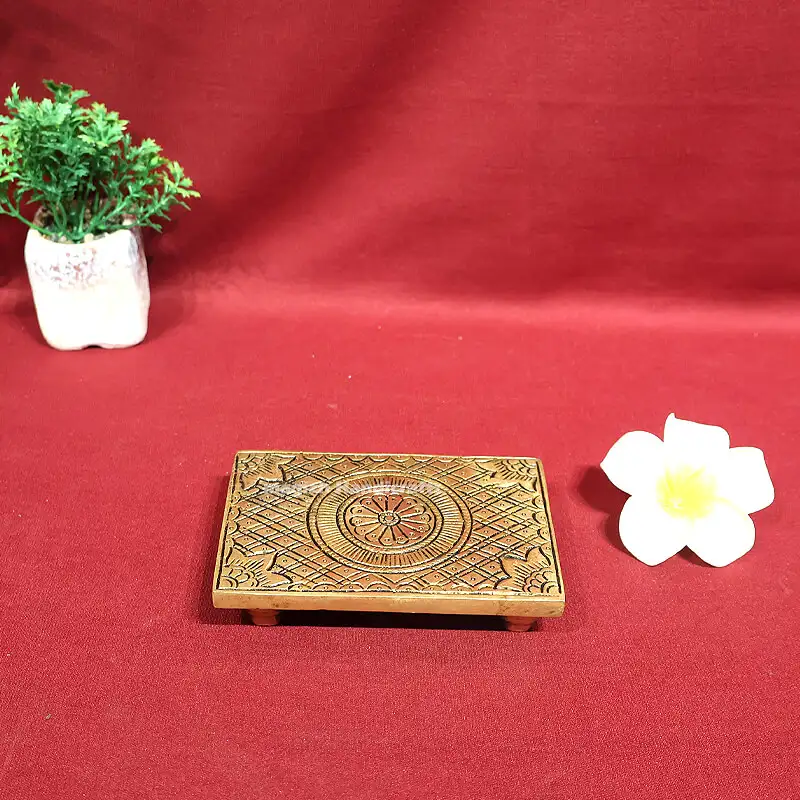 5x3x1 Inches Brass Peedam/Stool SC - image 2