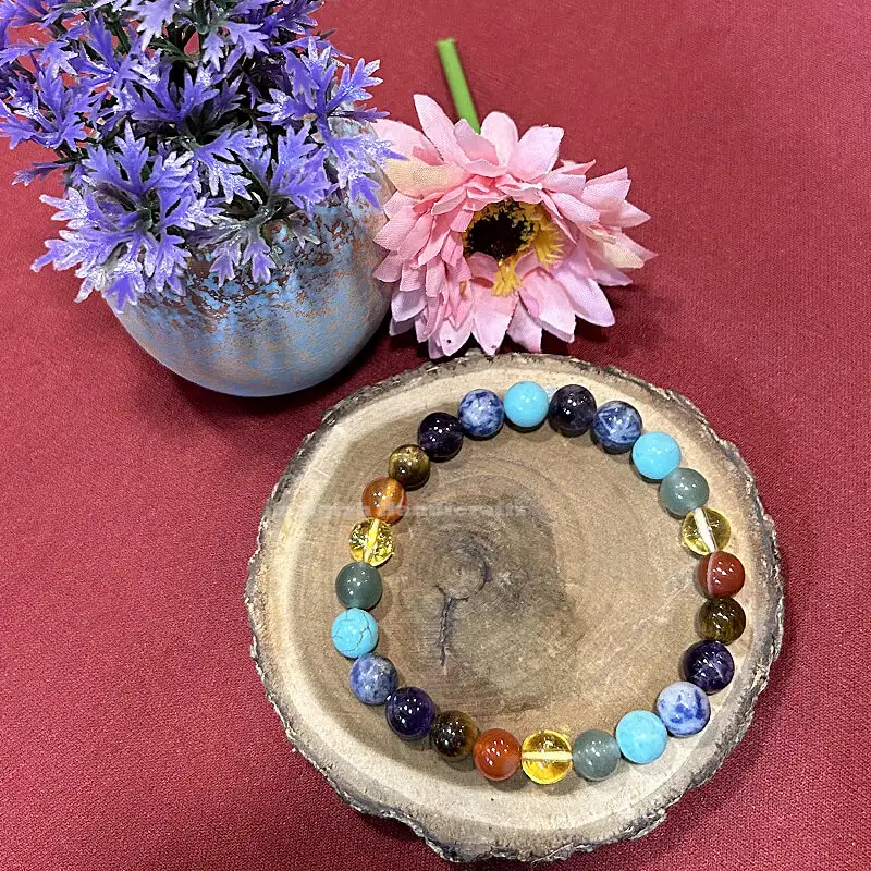 7 Chakra Crystal Healing Bracelet (8mm) - image 2