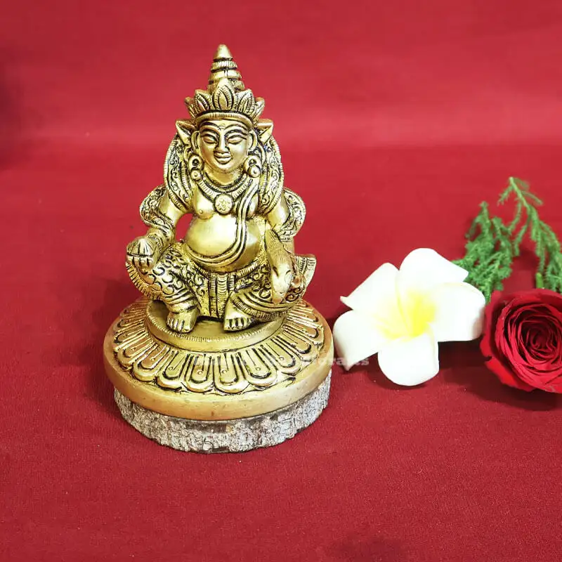 4.5 inches Kuberar round Base idol - image 1