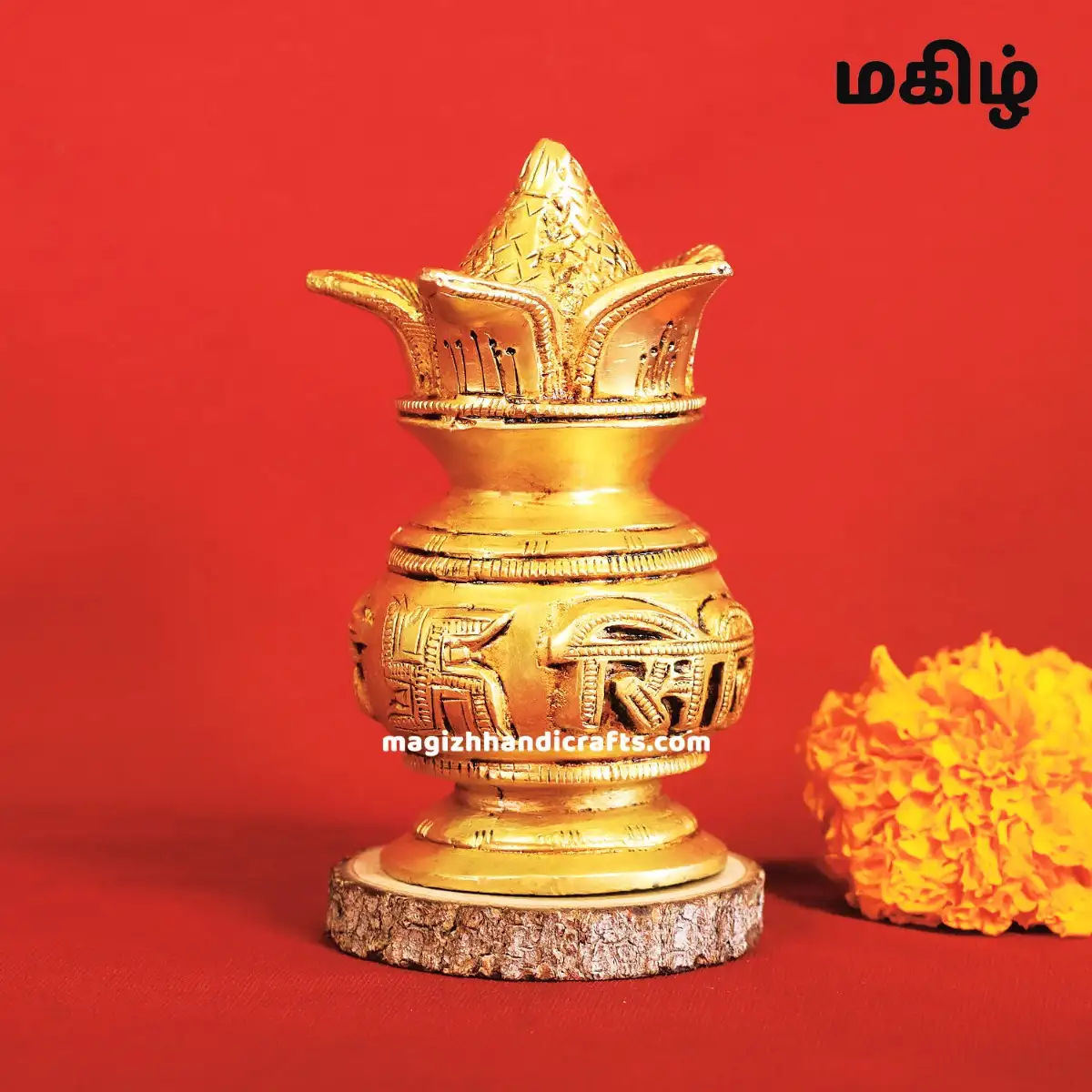 Brass Small size Kalasam - 5 inches - image 1