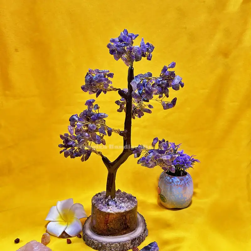 300 chips Amethyst Crystal Tree for positivity - image 1