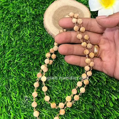 54 beads Original Thulasi copper mala 8mm - image 1