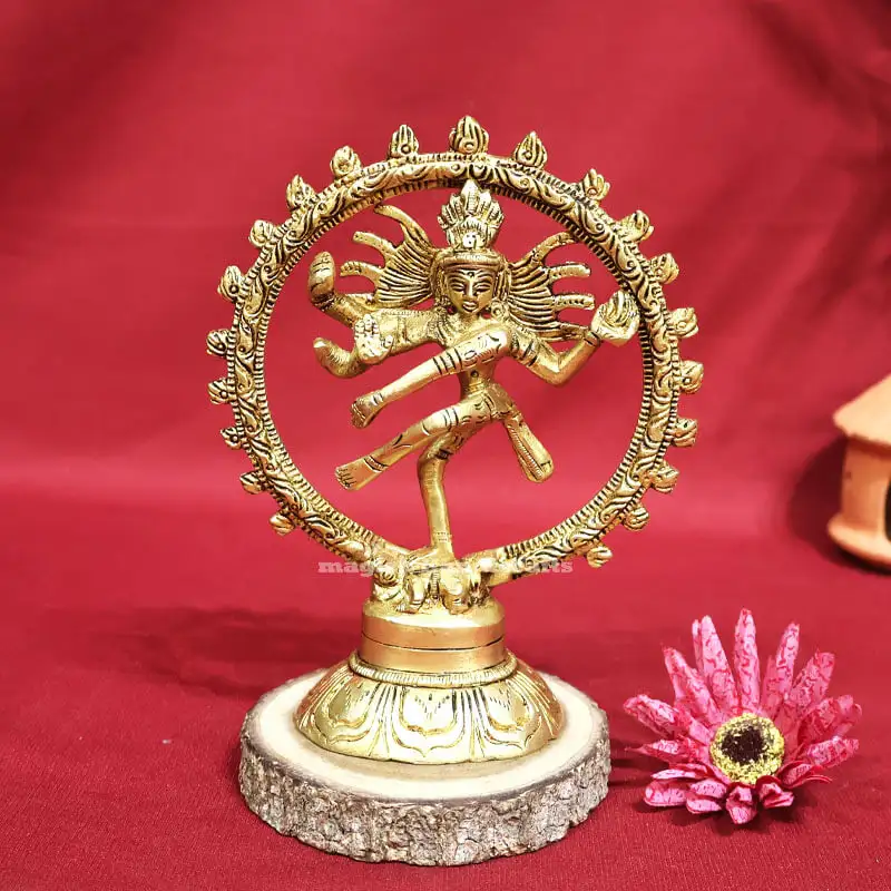 5 inches Brass Lord Natrajar Idol - image 1