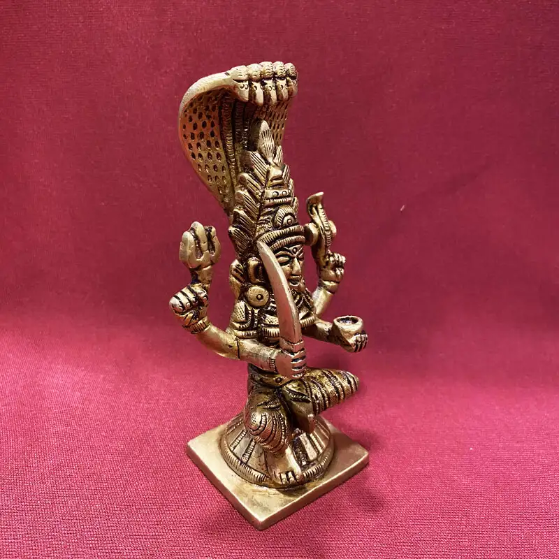 5.5 Inches Brass Karumari amman - image 2