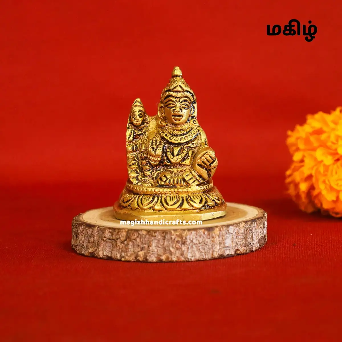 Brass Kubera Lakshmi for good luck pooja room - image 1