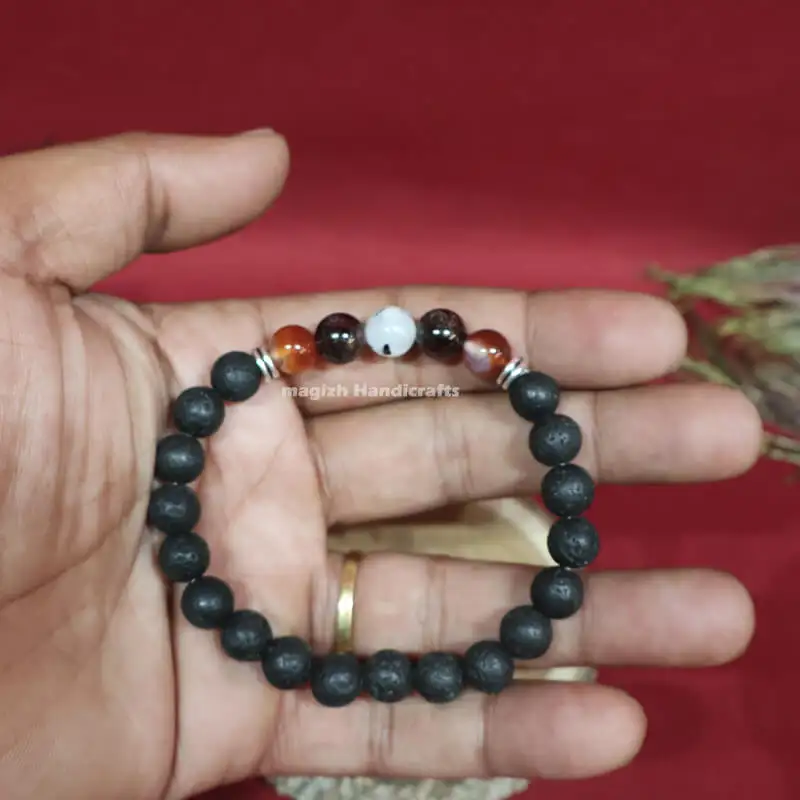 Weight Gain Lava Crystal Bracelet (8mm) - image 2