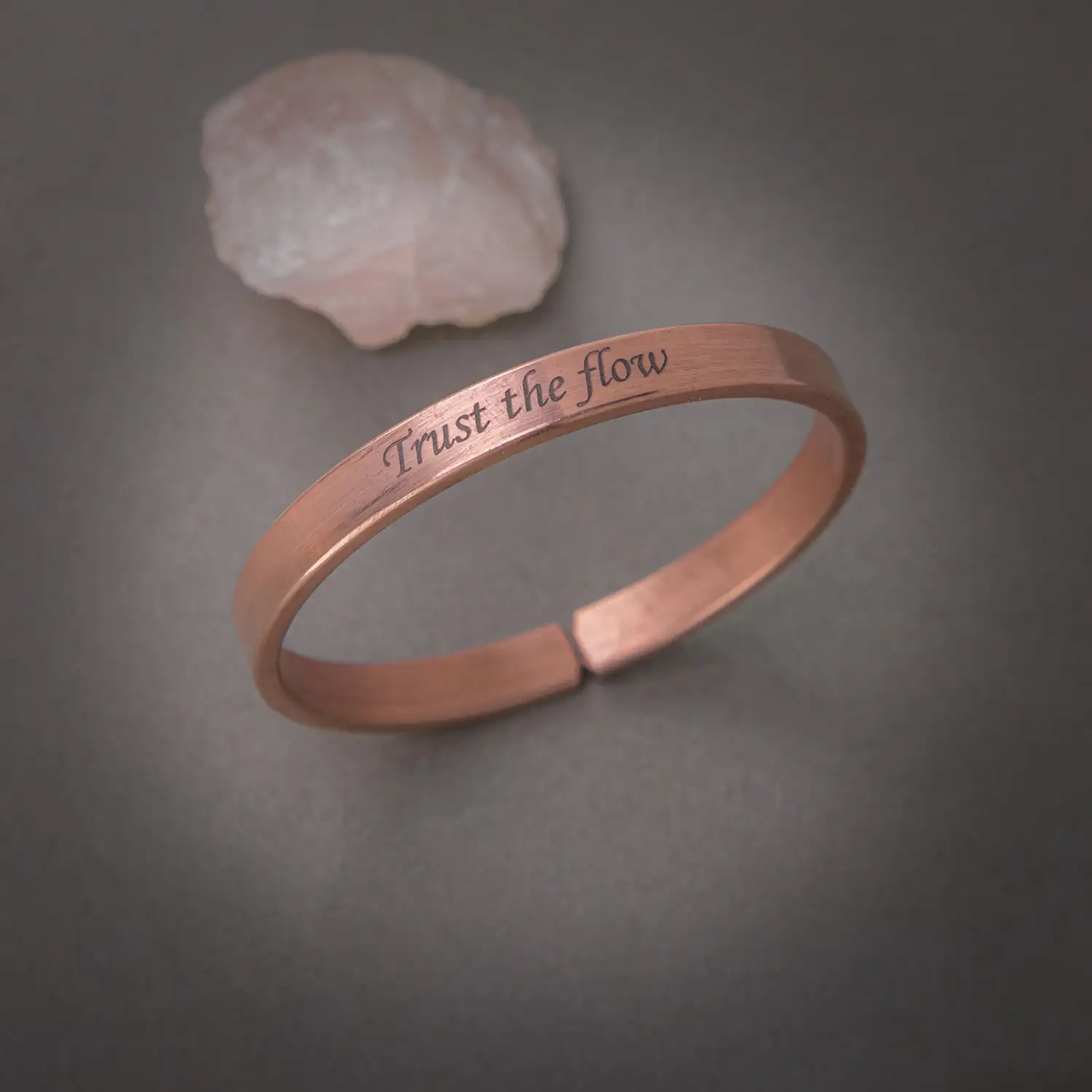 Trust the flow Pure Copper Bracelet for men - image 2