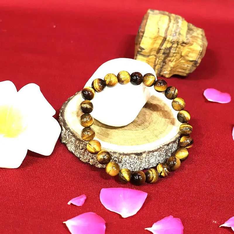 Tiger Eye Crystal Bracelet (8 mm) - image 2