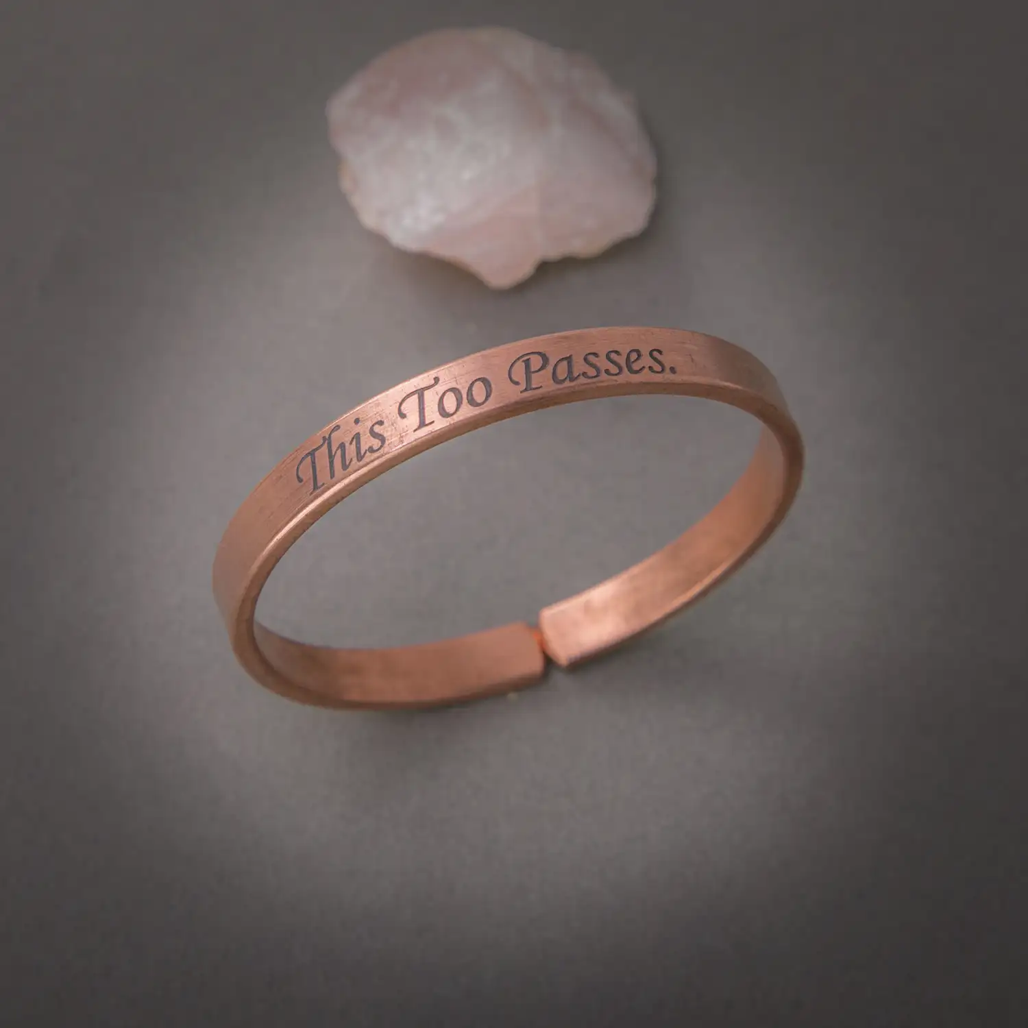 This too passes Pure Copper bracelet for men - 8 mm - image 2