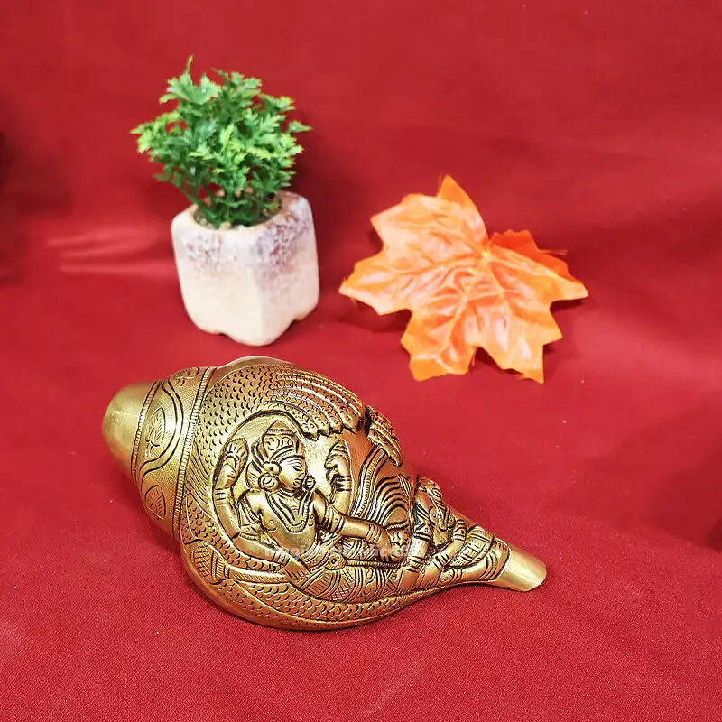 Vishnu and Lakshmi Brass Shangu Real Sound SC - image 1
