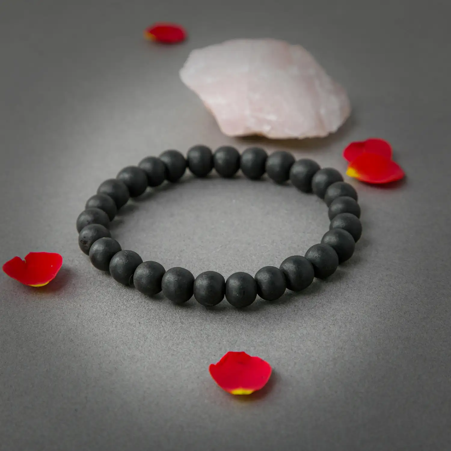 Original Karungali Ebony Wood Bracelet Free Size - 8mm - image 2