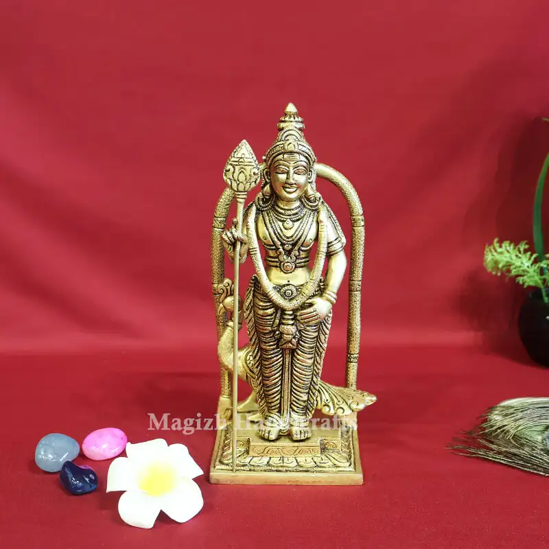 Brass Malaysia Murugan Idol - image 1