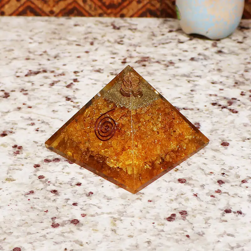 Citrine Crystal Pyramid - image 1