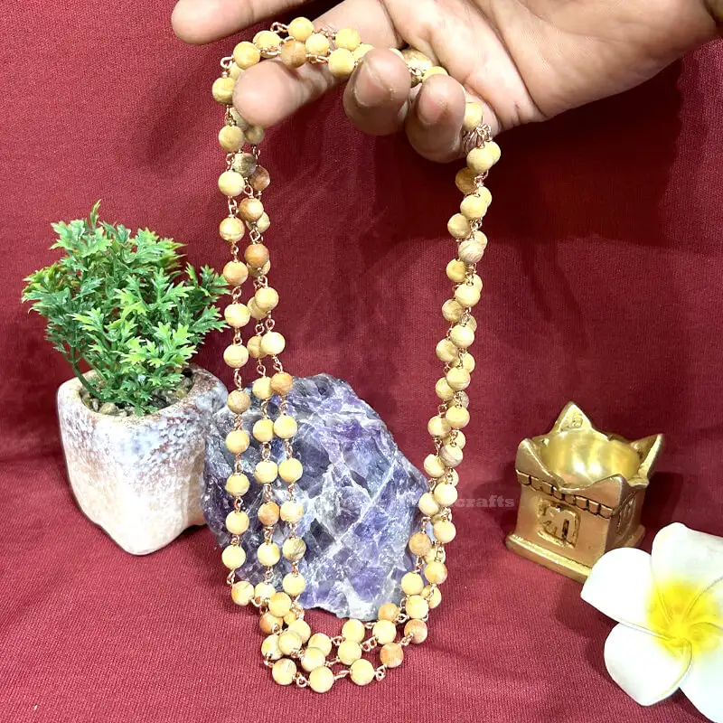 108 beads Original Thulasi copper mala 8mm - image 2