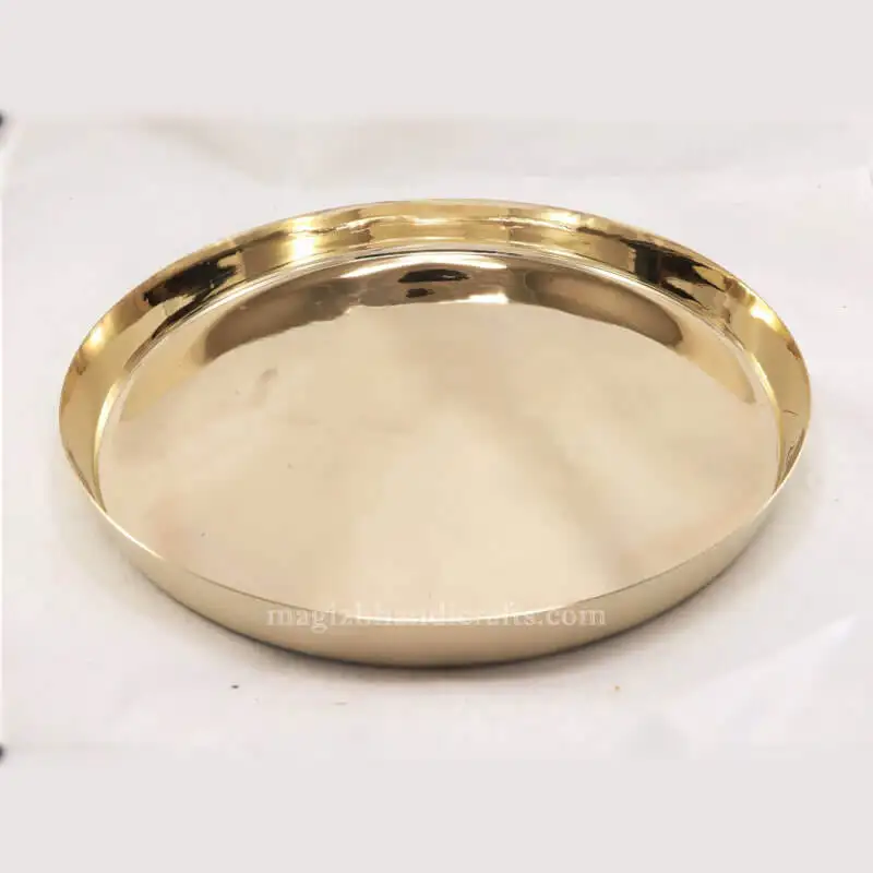 11 inches dia Bronze Thali Plate - image 1