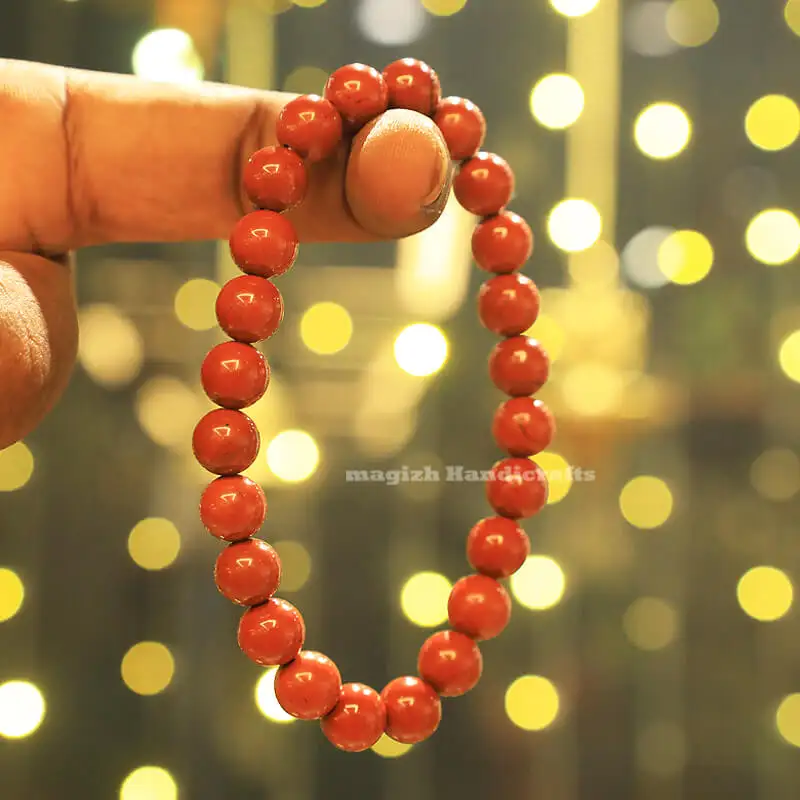 Red Jasper Crystal Bracelet 8mm - image 1