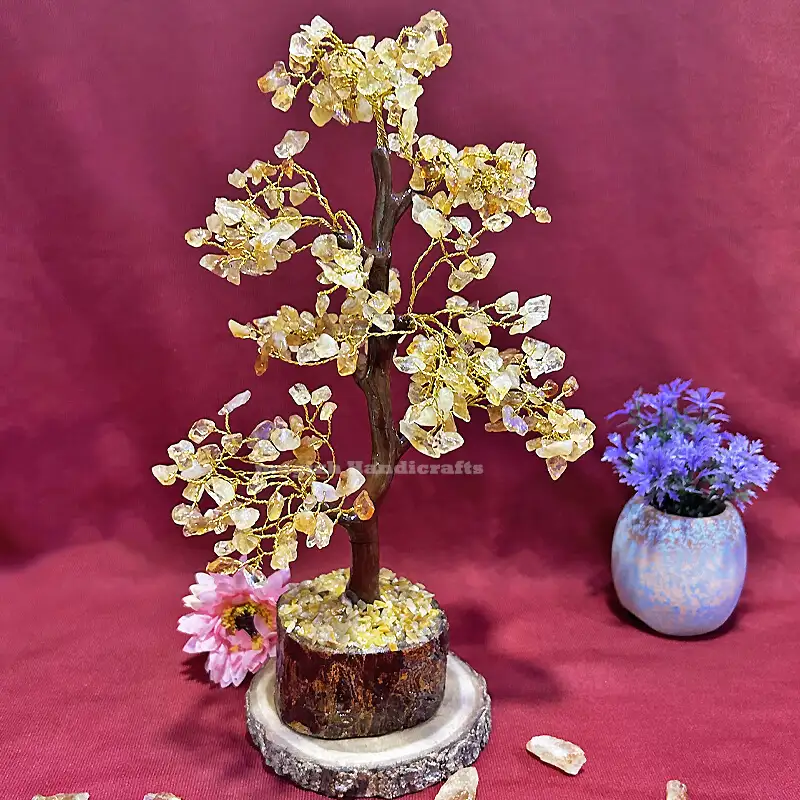 Citrine Crystal stone tree for Good luck - image 2