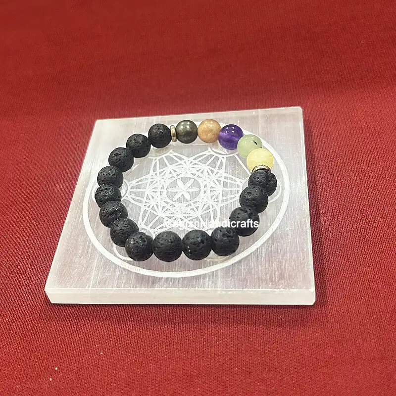 3" Selenite Crystal Charging Plate - image 2