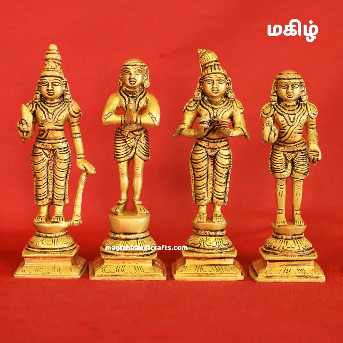 Brass Nalwar idol - 6 inches - image 1