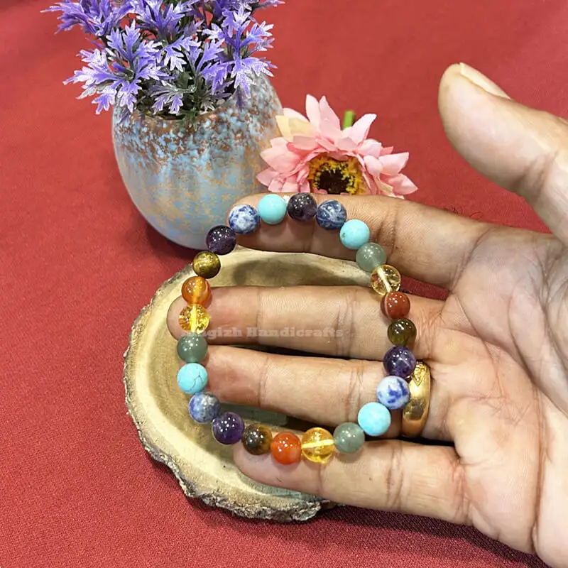 7 Chakra Crystal Healing Bracelet (8mm) - image 1
