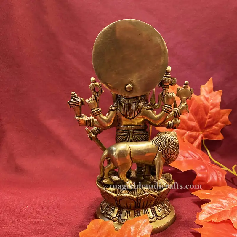 8 inches Kan Drishti Ganesha idol - image 1