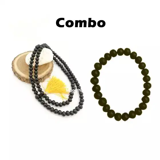 Original Karungali Bracelet and mala combo (8mm) - image 1