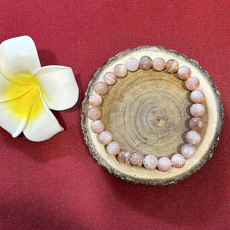 Sunstone Crystal Bracelet (8mm) - image 2