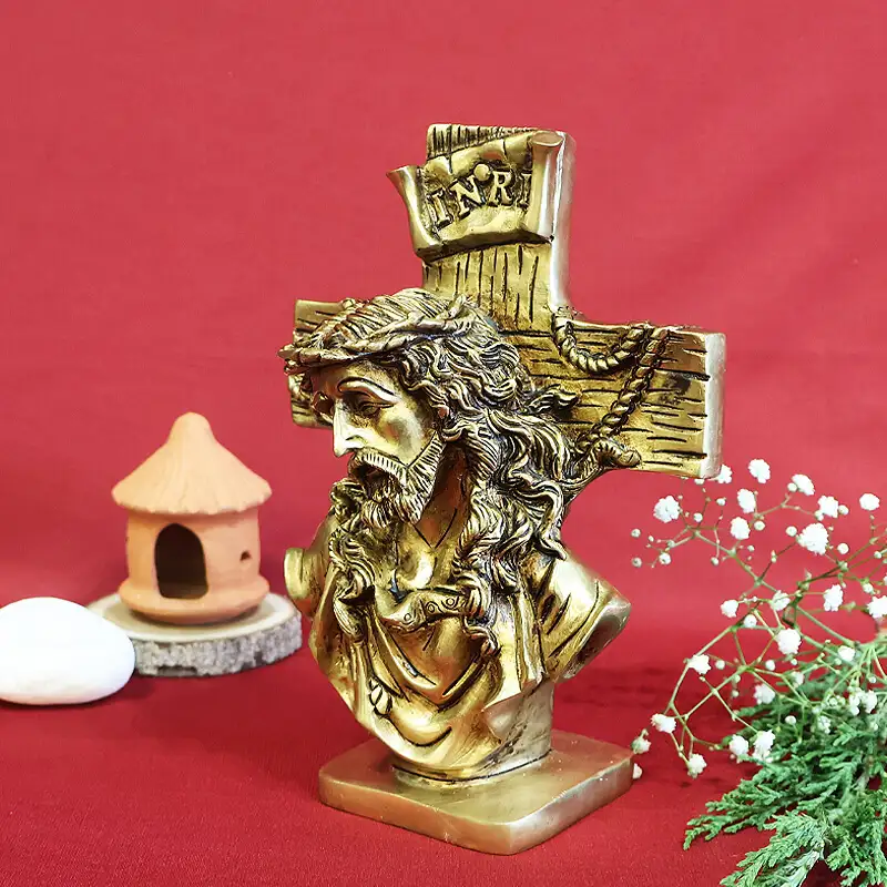 8 inches cross Jesus Idol SC - image 1