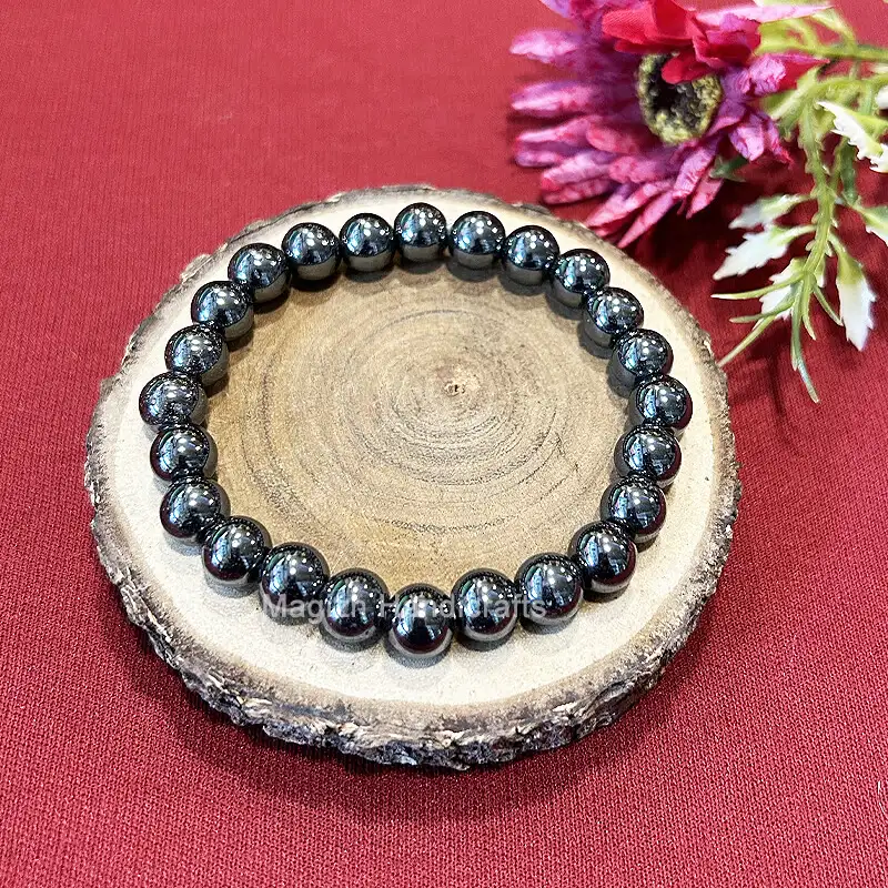 Hematite Crystal Bracelet (8 mm) - image 2