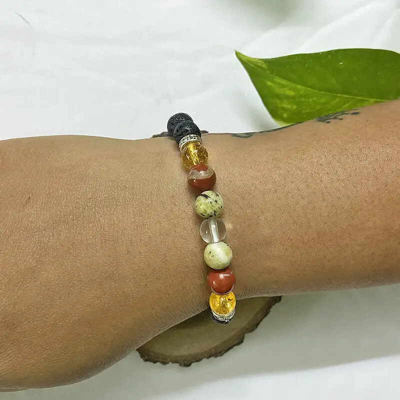 Diabetes Remedy Lava Crystal Bracelet (8mm) - image 2