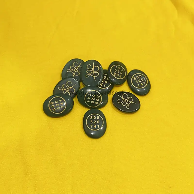 Green Jade Money Zibu coin - image 1